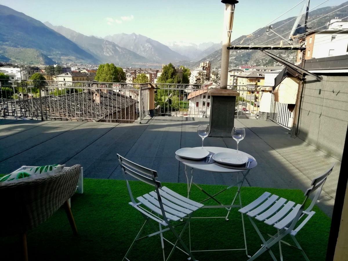 Mansarda Del Sole, Nel Cuore Di Aosta Eksteriør bilde